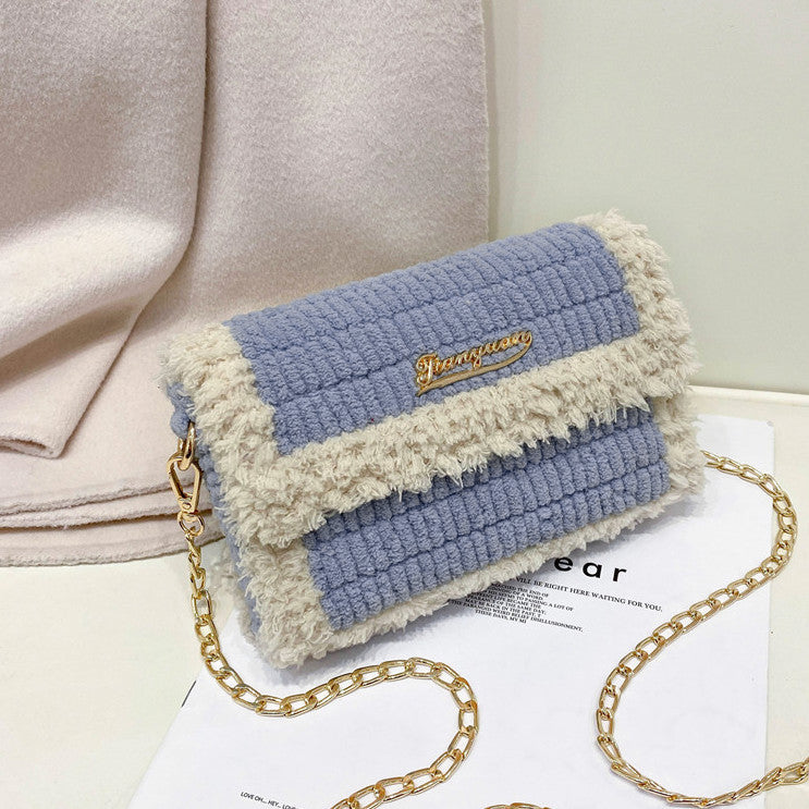 DIY knitted yarn bag