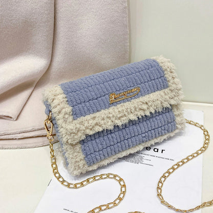 DIY knitted yarn bag