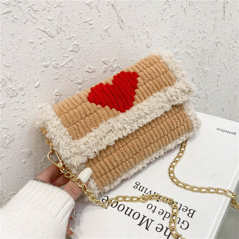 DIY knitted yarn bag