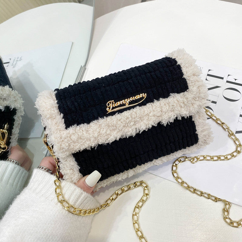 DIY knitted yarn bag