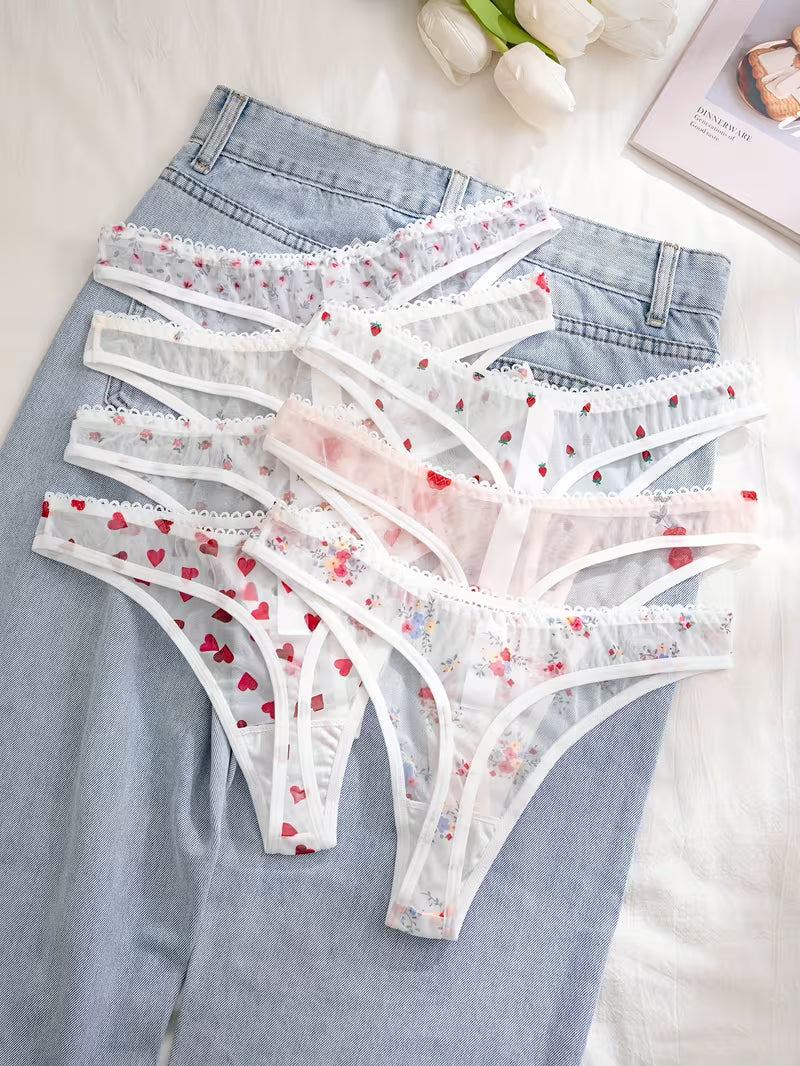 7-Pack Women's Floral Print Panties