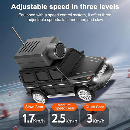1:64 FPV RC Drift Car, 720P WiFi APP HD Zero‑lag Camera Smooth on Carpets/Tiles. APP Photo/Video/VR for Hobbyists