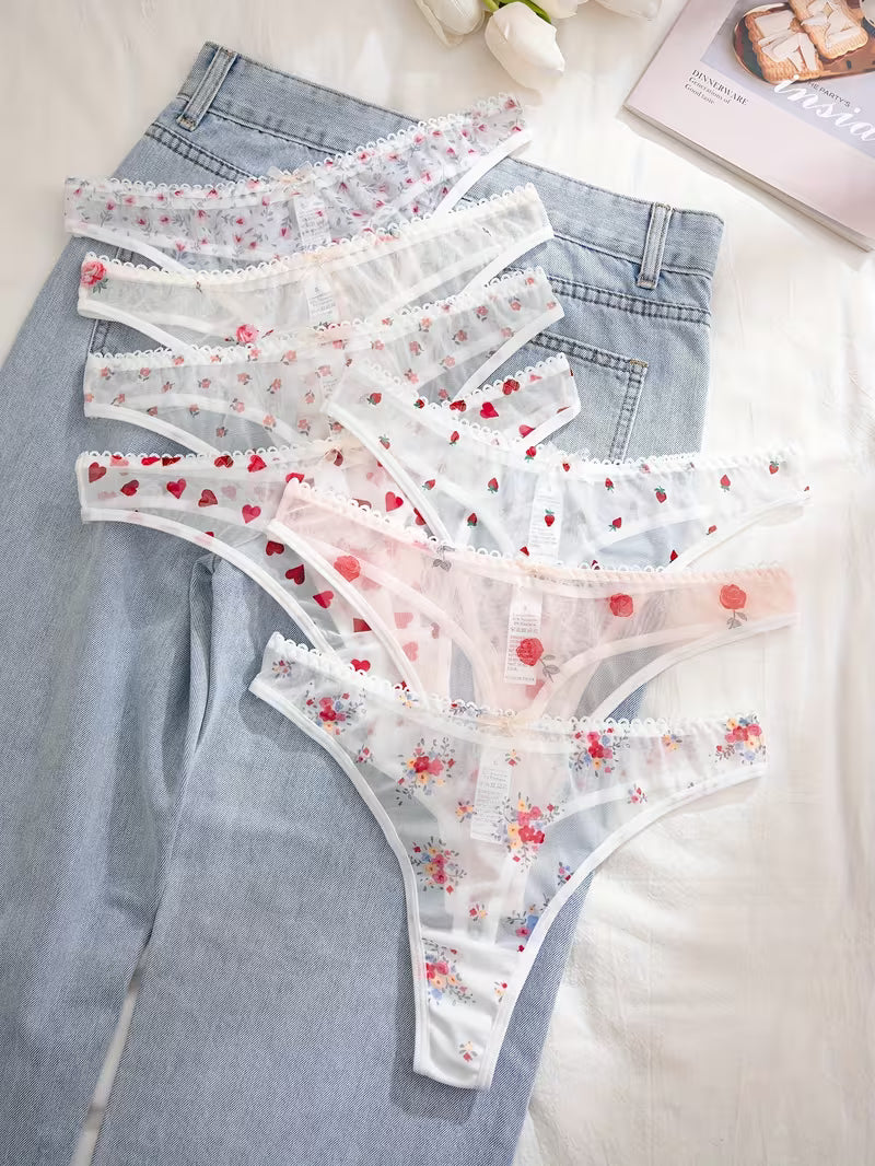 7-Pack Women's Floral Print Panties