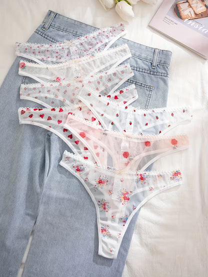 7-Pack Women's Floral Print Panties