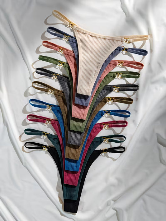 10-Pack Thong Panties