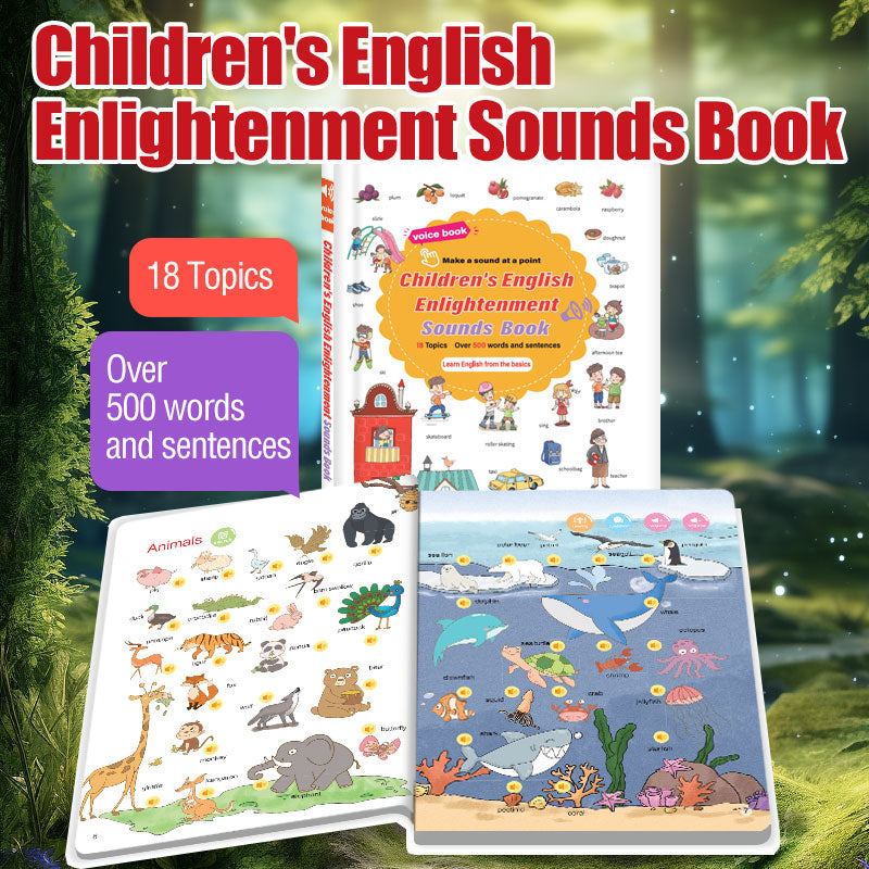 Interactive English Learning Toy for Toddlers – 500+ Words, Audio Pronunciation & Fun Learning