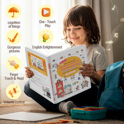 Interactive English Learning Toy for Toddlers – 500+ Words, Audio Pronunciation & Fun Learning