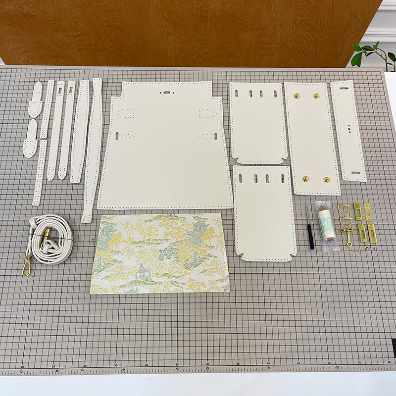 DIY Semi-finished Bag Kit - Chinese Style Embroidery Pattern