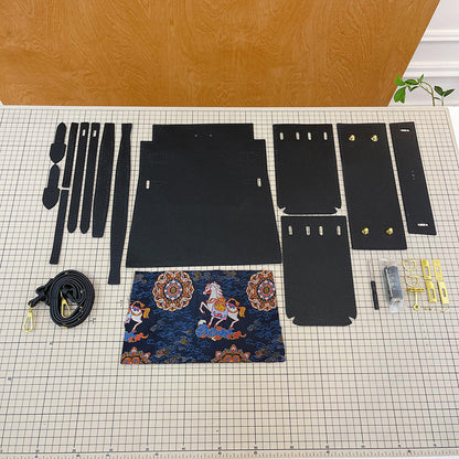DIY Semi-finished Bag Kit - Chinese Style Embroidery Pattern