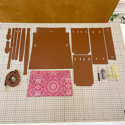 DIY Semi-finished Bag Kit - Chinese Style Embroidery Pattern