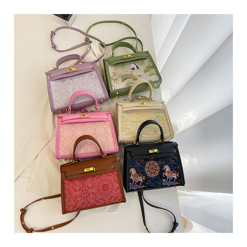DIY Semi-finished Bag Kit - Chinese Style Embroidery Pattern