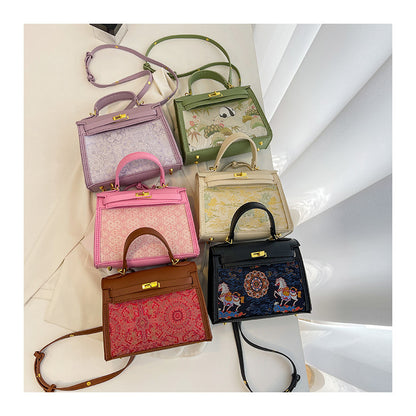 DIY Semi-finished Bag Kit - Chinese Style Embroidery Pattern