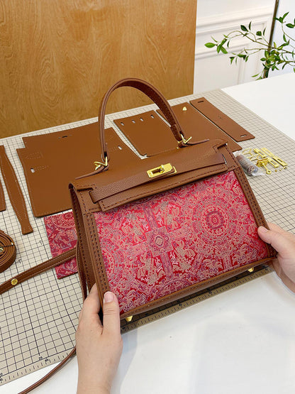 DIY Semi-finished Bag Kit - Chinese Style Embroidery Pattern