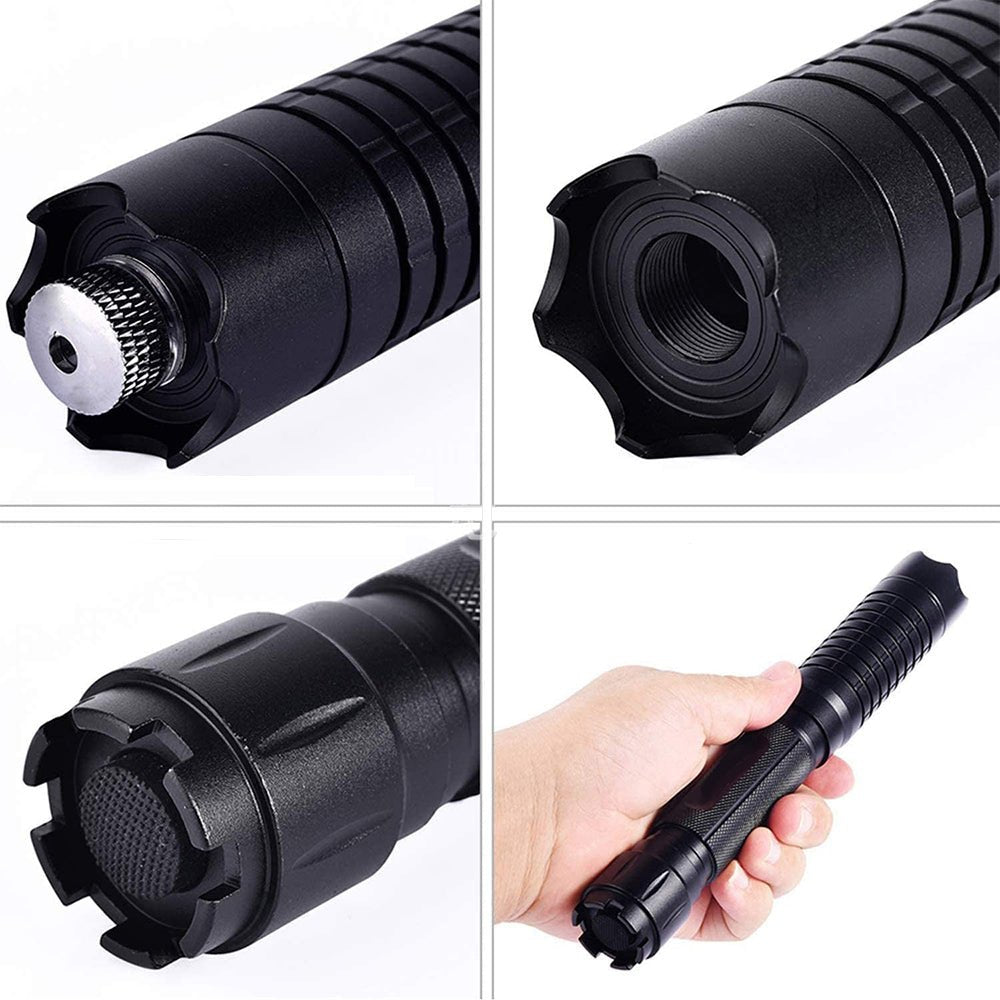 Outdoor Essentials | High-Intensity Laser Torch with Adjustable Focus | Tactical Flashlight for Survival and Exploration