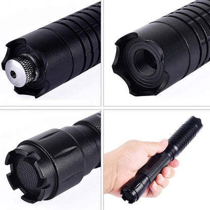 Outdoor Essentials | High-Intensity Laser Torch with Adjustable Focus | Tactical Flashlight for Survival and Exploration