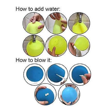 Bouncy Ball Elastic Super Large Beach Balloon Inflatable Funny Toy Ball for Garden Outdoor Indoor Play Christmas Gift