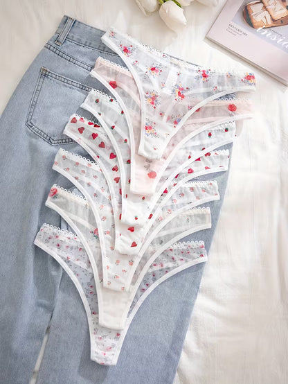 7-Pack Women's Floral Print Panties