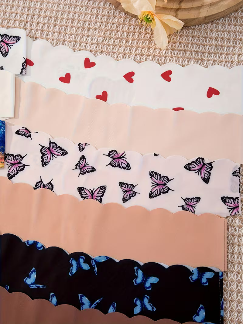 Random 10pcs Set of Invisible Color Box Culottes with Waves