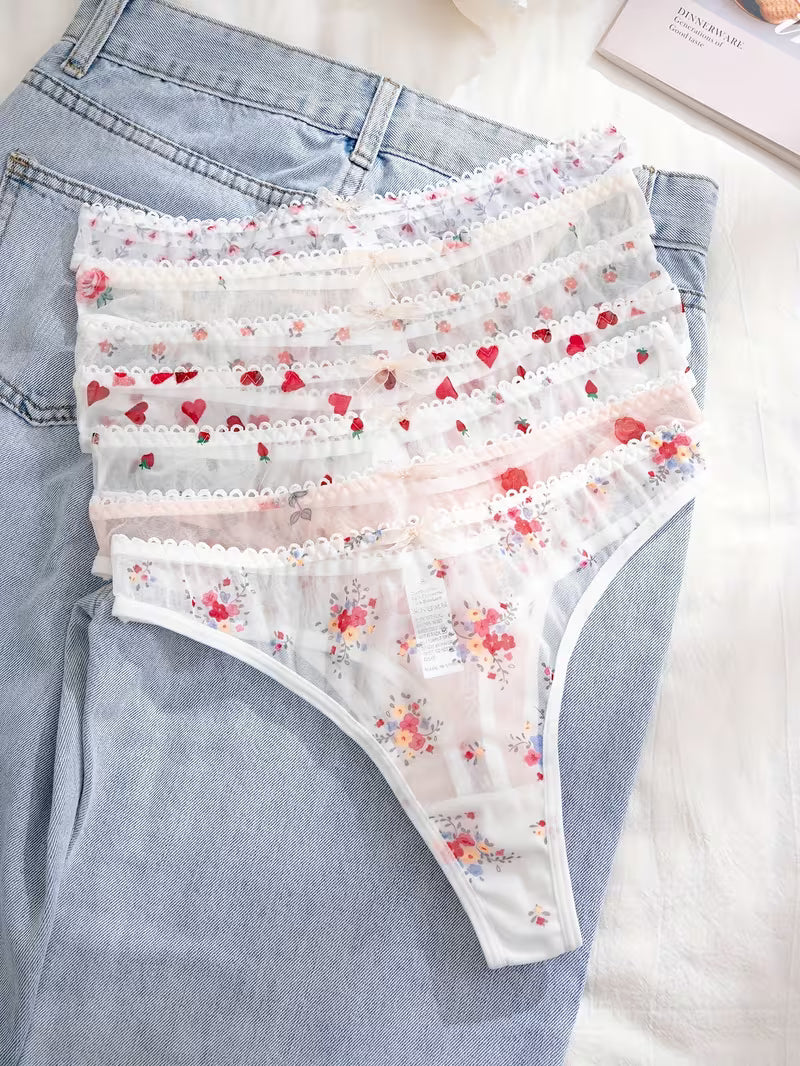7-Pack Women's Floral Print Panties