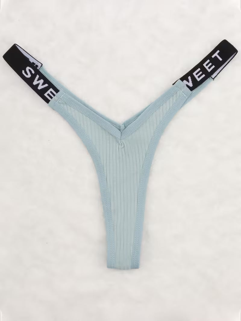 7pcs Combination European and American Underwear Women's Thong