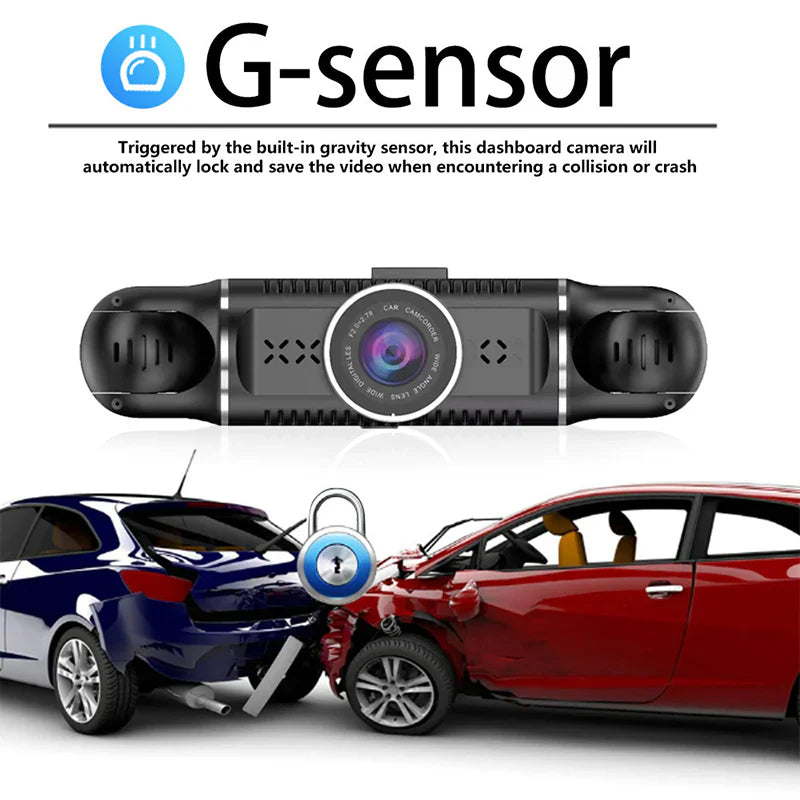 🔥2026 HOT SALE💞50K+ SOLD!📹⚖️ Protect Yourself with Video Evidence  4-Lens Dash Cam with Front, Rear & Side Coverage