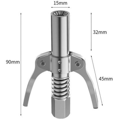 📢📢50% OFF!!⏰High-Pressure Dual-Handle Grease Coupler – Universal, Heavy-Duty & Leak-Proof Connection for Workshops⚙️
